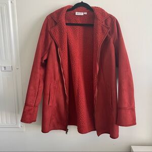 D&CO SUEDE orange coat